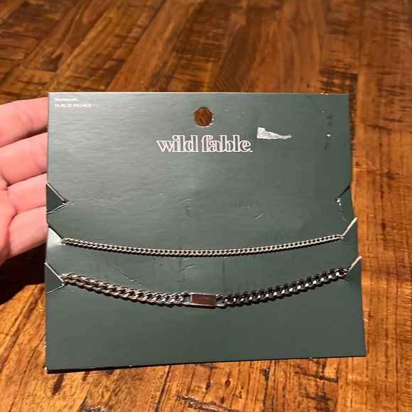 wild fable Jewelry - 3-$10 NEW set 2 chain link necklaces wild fable